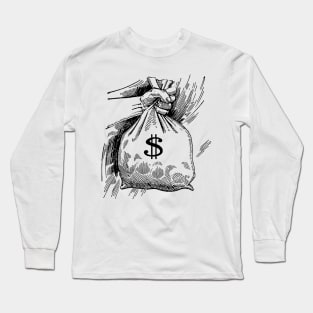 Money Bag Long Sleeve T-Shirt